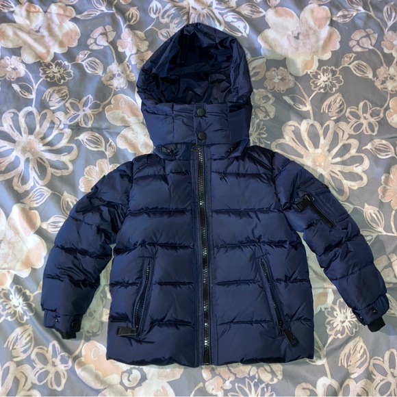 SAM Matte Parker Hooded Down Puffer Jacket boys size 2